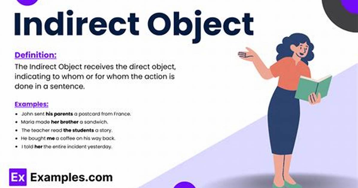 Indirect Object Examples