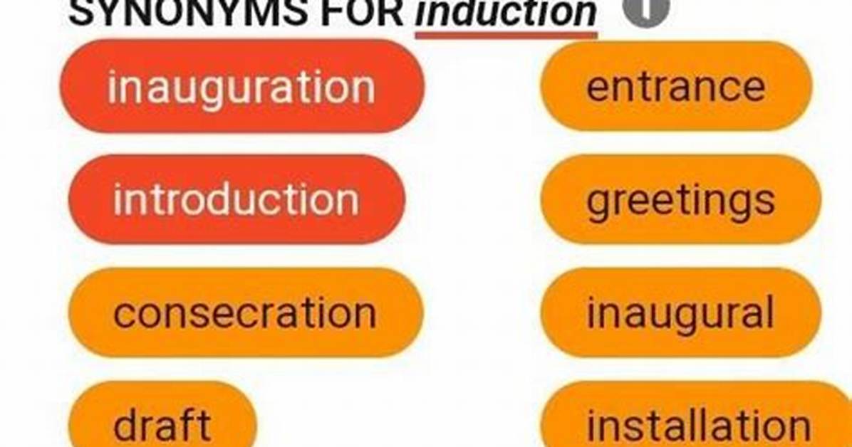 Induction Synonym