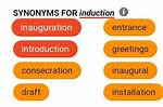 Induction Synonym