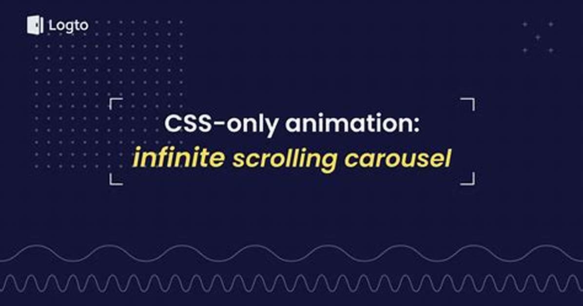 Infinite Scrolling Carousel (Css Only)