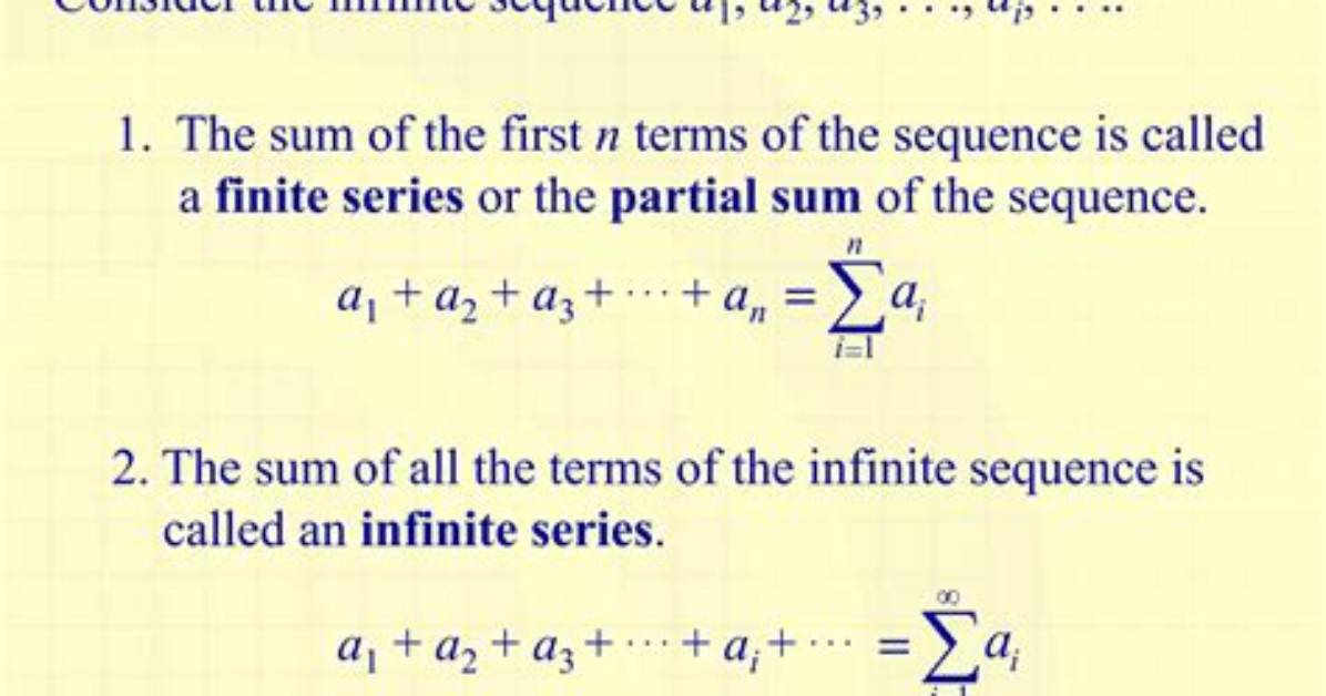 Infinite Sequence