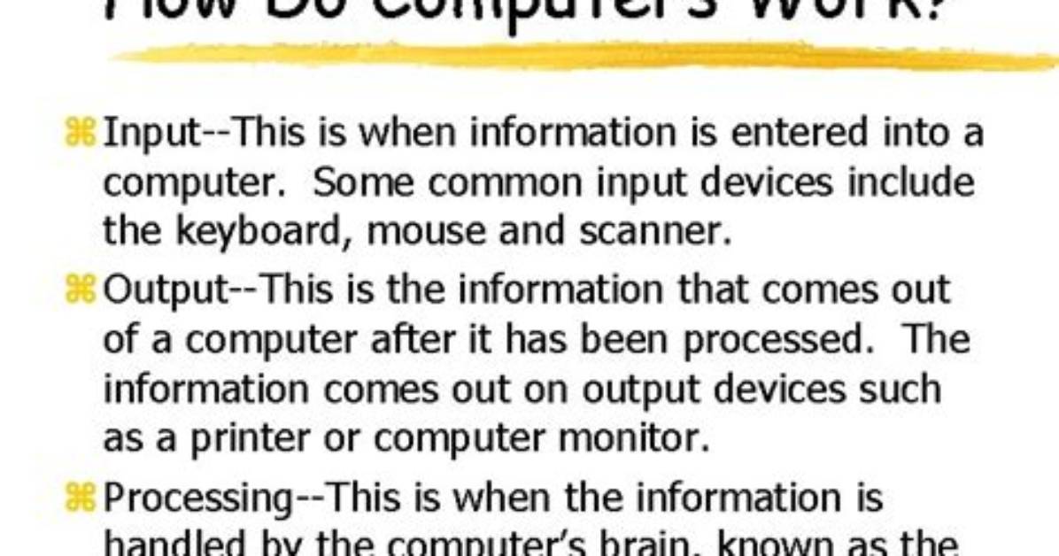 Info Entered into Computers