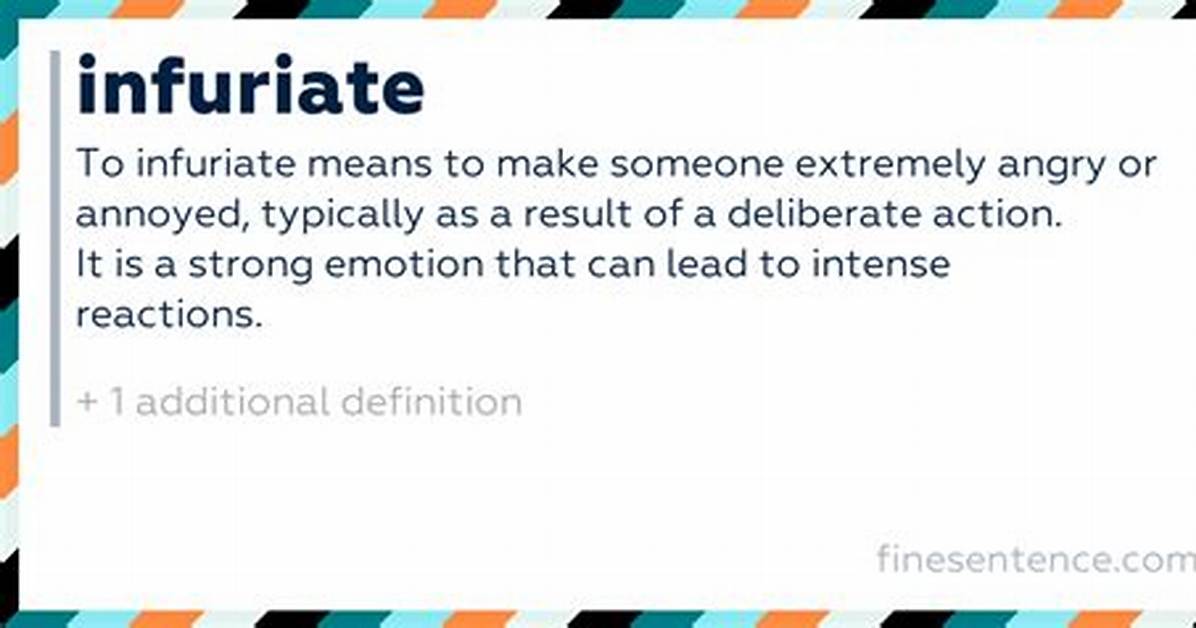 Infuriate