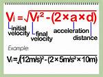 Initial Velocity