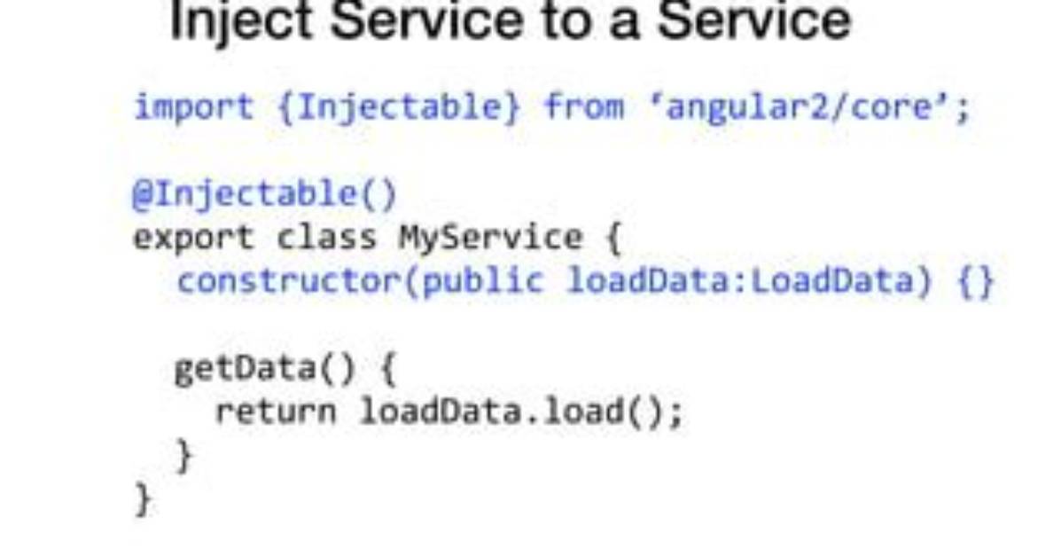 Injectable Angular2