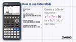 Input Table Calculator