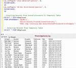 Insert Data into Temp Table with Query
