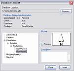 Inserting a Database Element - Documentation for Delta Plus Products 2.7