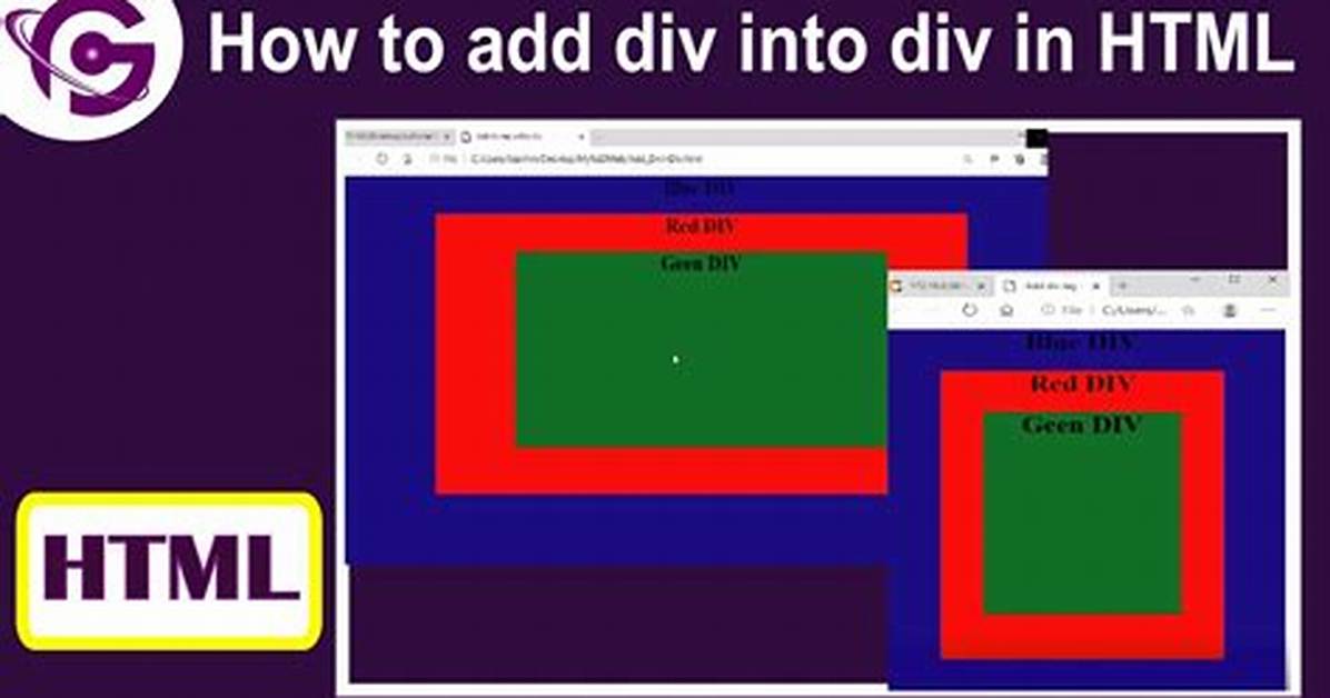 Inserting Html into a Div