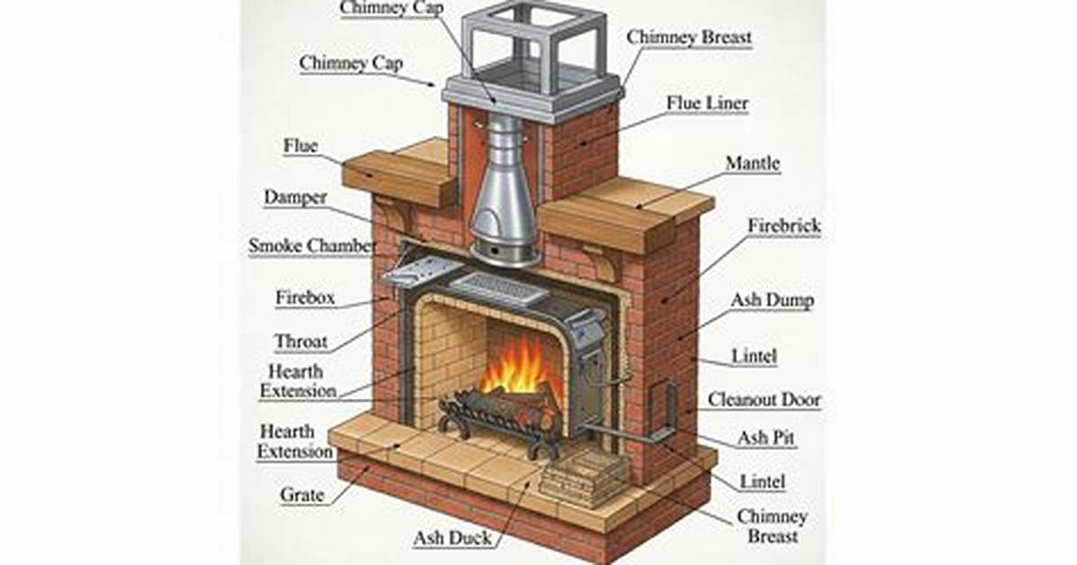 Inside a Fireplace