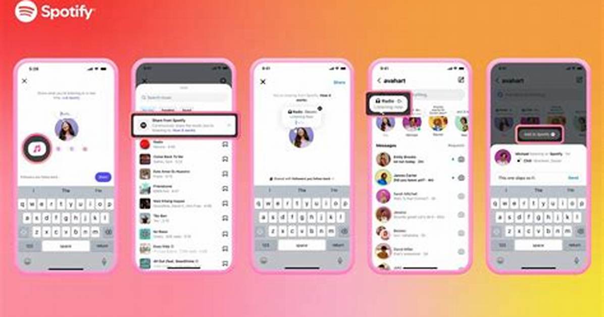 Instagram or Spotify for Example