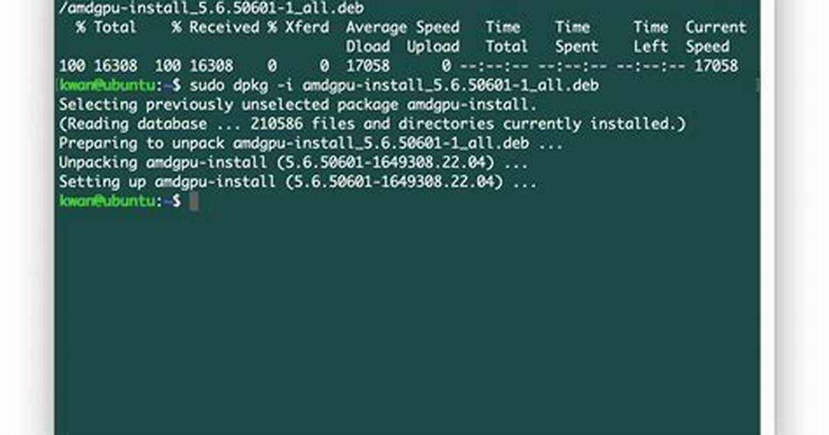 Install Amdgpu in Ubuntu?