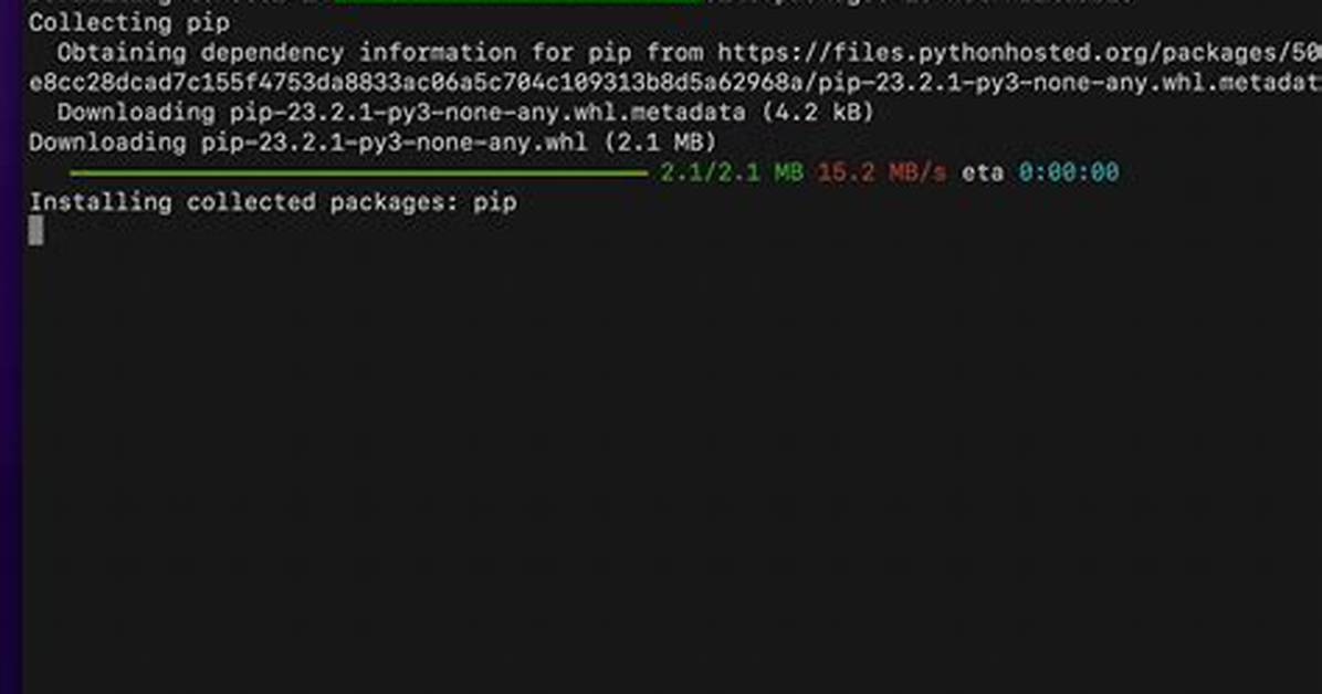 Install Pip Mac