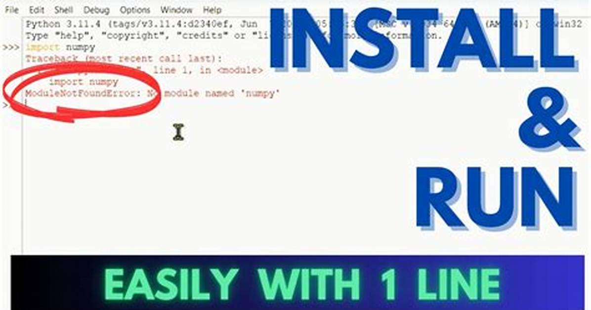 Install Python Modules/Package Using Idle on Windows