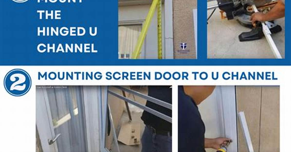 Install Screen Door