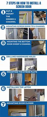Install Screen Door