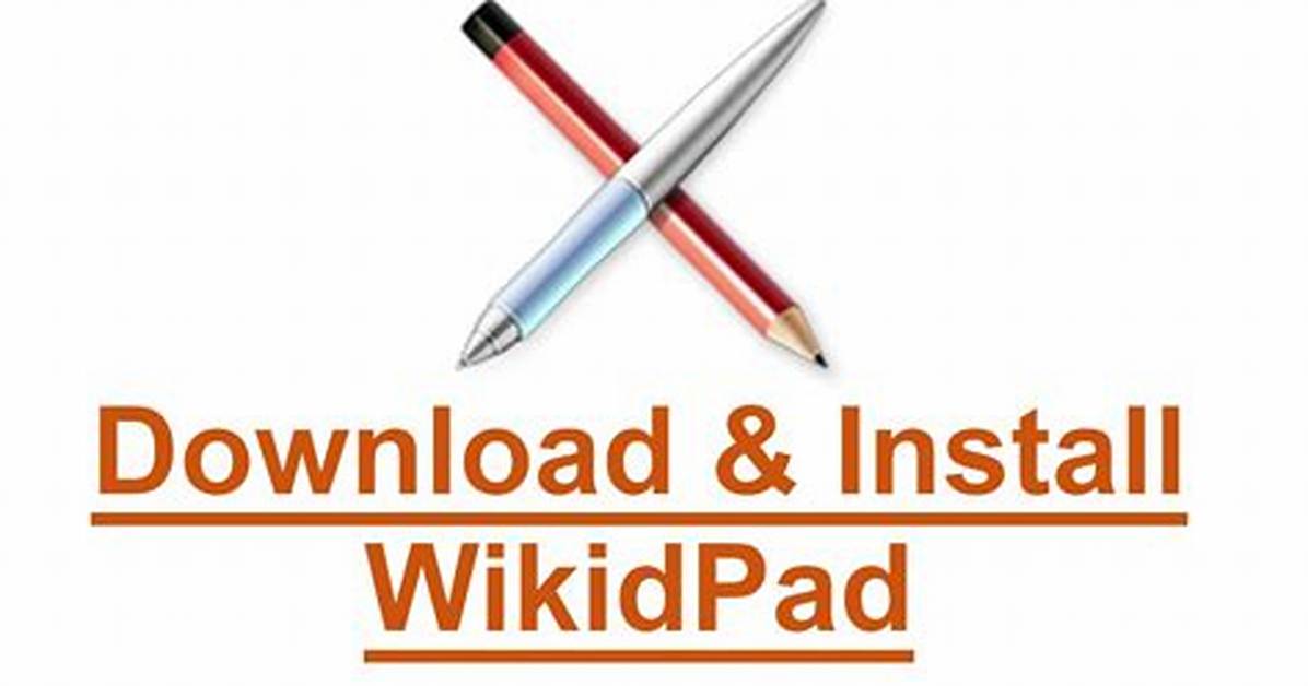 Install Wikidpad