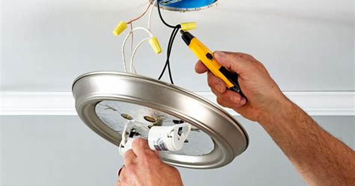 Installing a Light Fixture