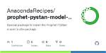 Installing Prophet (Pystan Build) on Docker Container (Buster)
