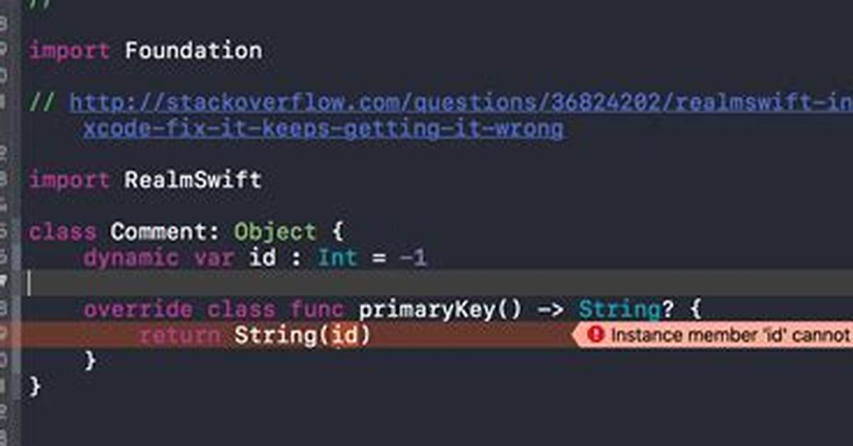 Instance Member Cannot Be Used on Type