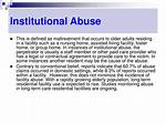 Institutional Abuse Definition