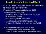 Insufficient Justification
