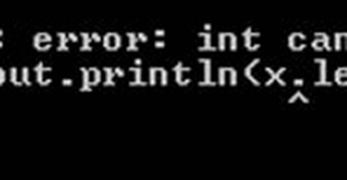 "Int Cannot Be Dereferenced" in Java