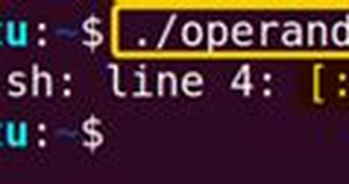 Integer Expression Expected Error in Shell Script