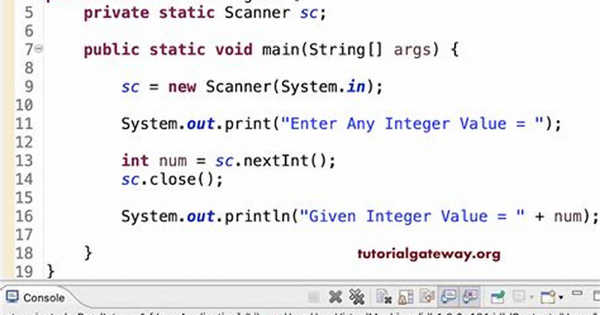 Integer Java