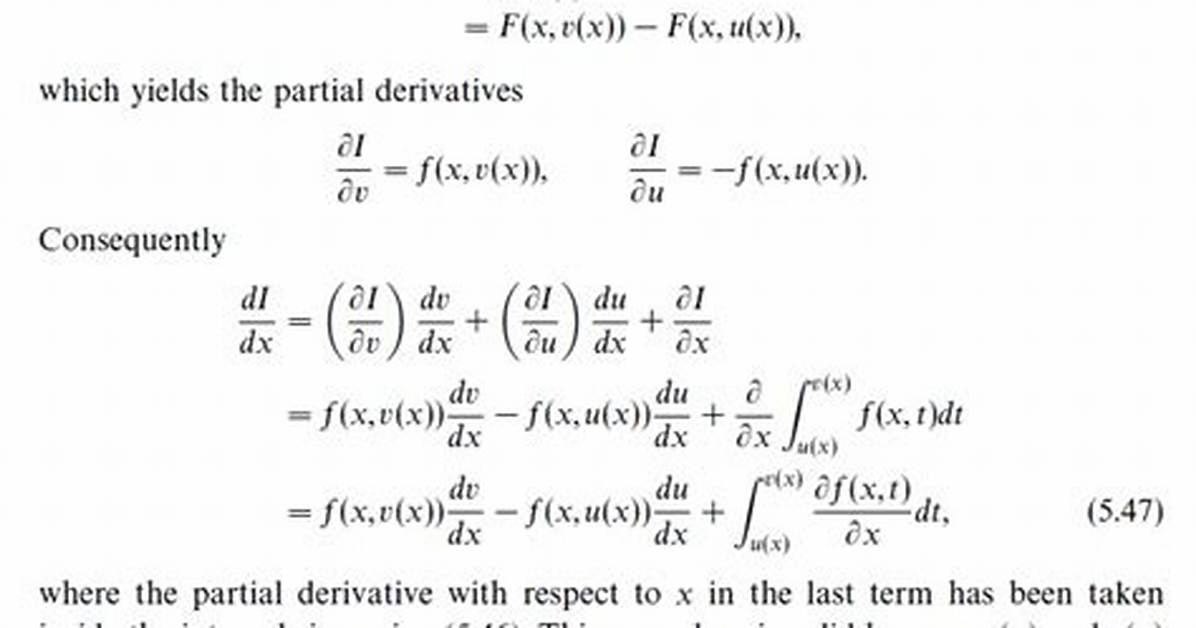 Integrating a Partial Derivative