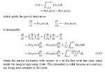 Integrating a Partial Derivative