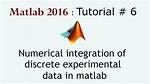 Integration with Discrete Data - Matlab