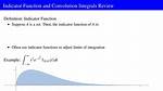 Integration with Indicator Function