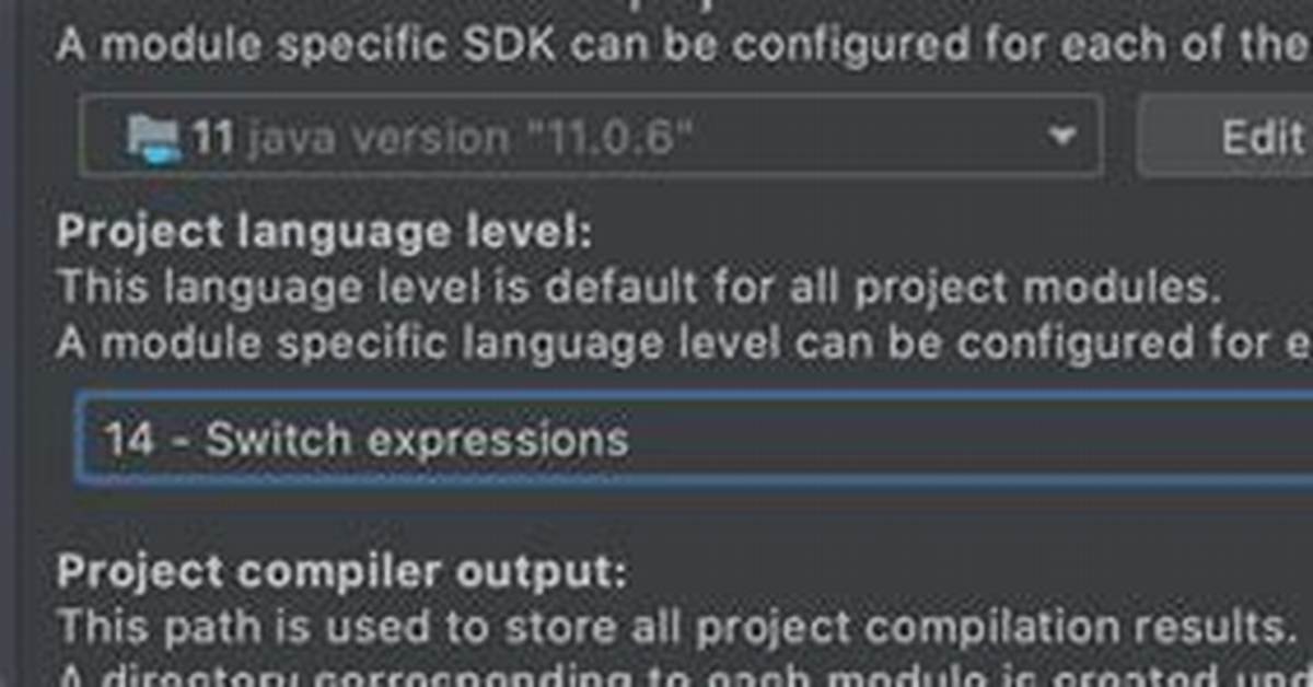Intellij: Error: Java: Release Version 10 Not Supported
