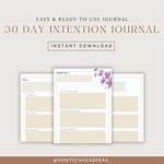Intention Journal