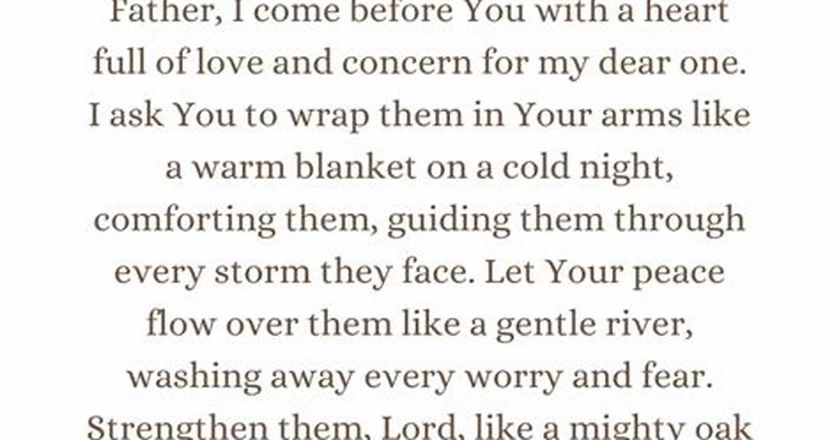 Intercession Prayer