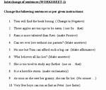 Interchanging in a Sentence?