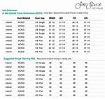 Interior Door Size Chart