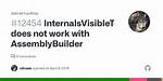 Internalsvisibleto Does Not Work