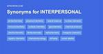Interpersonal Synonym