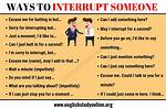 Interruption in Sentence Examples?
