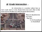 Intersections in Traffic Engineering?