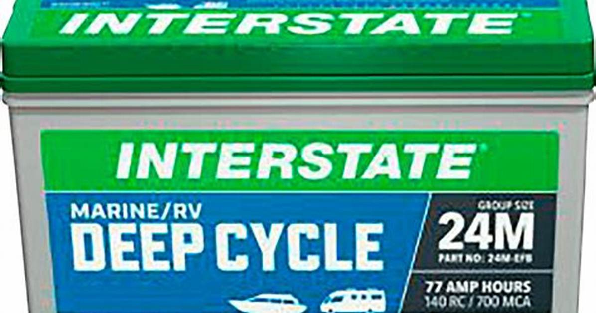Interstate Deep Cycle Battery