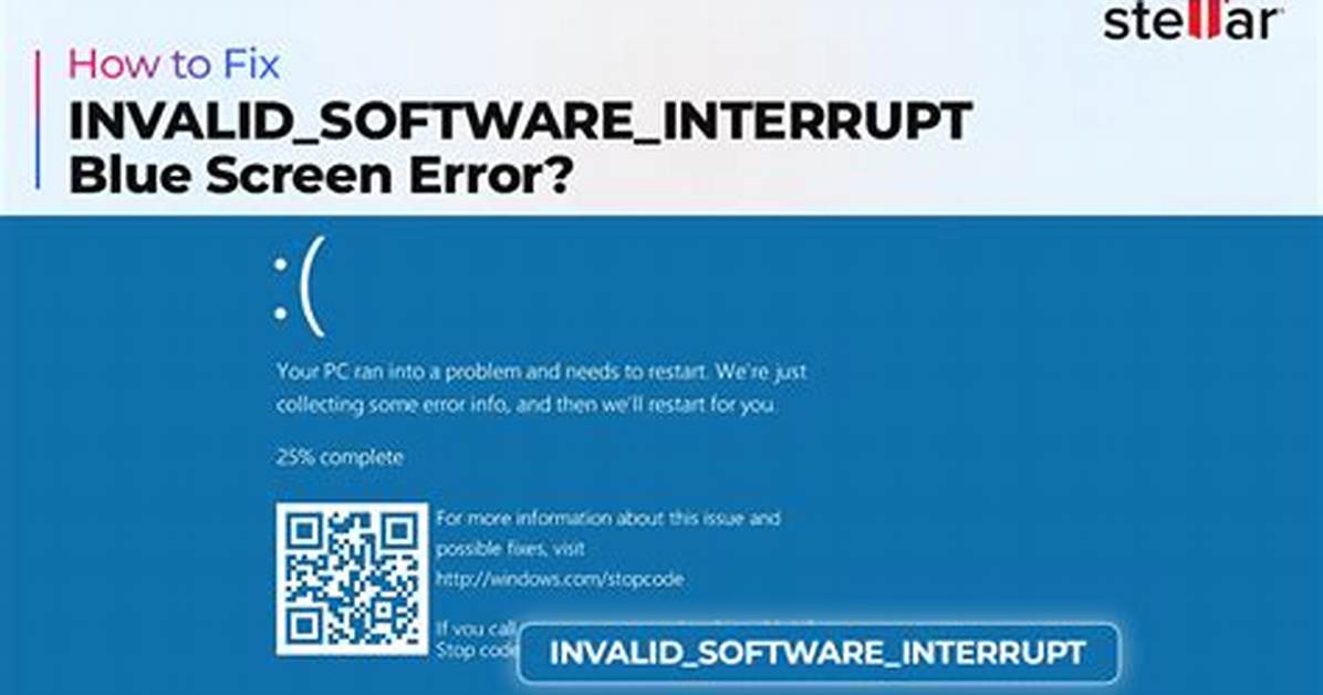 Invalid Software Interrupt Bsod Error on Windows 10/11 [Fix]