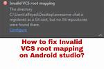 Invalid Vcs Root Mapping - 3 Errors on My Project