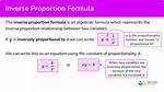 Inverse Proportion