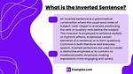 Inverted Sentence Examples