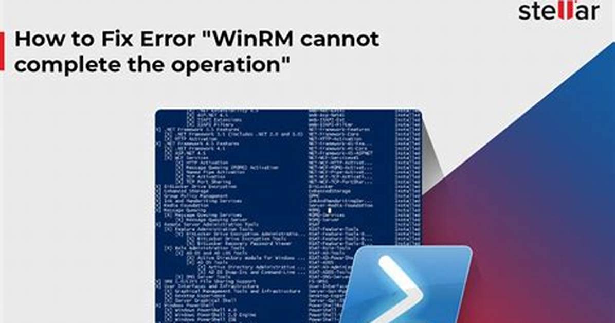 Invoke-Command Failed: Winrm Cannot Complete the Operation