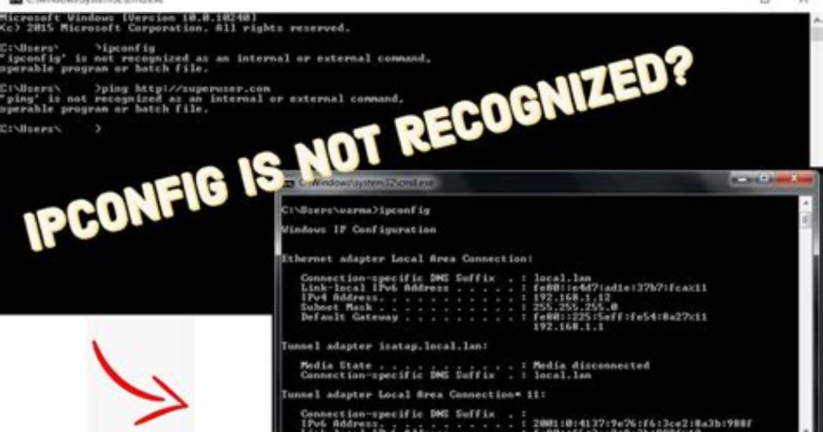 Ipconfig Not Working