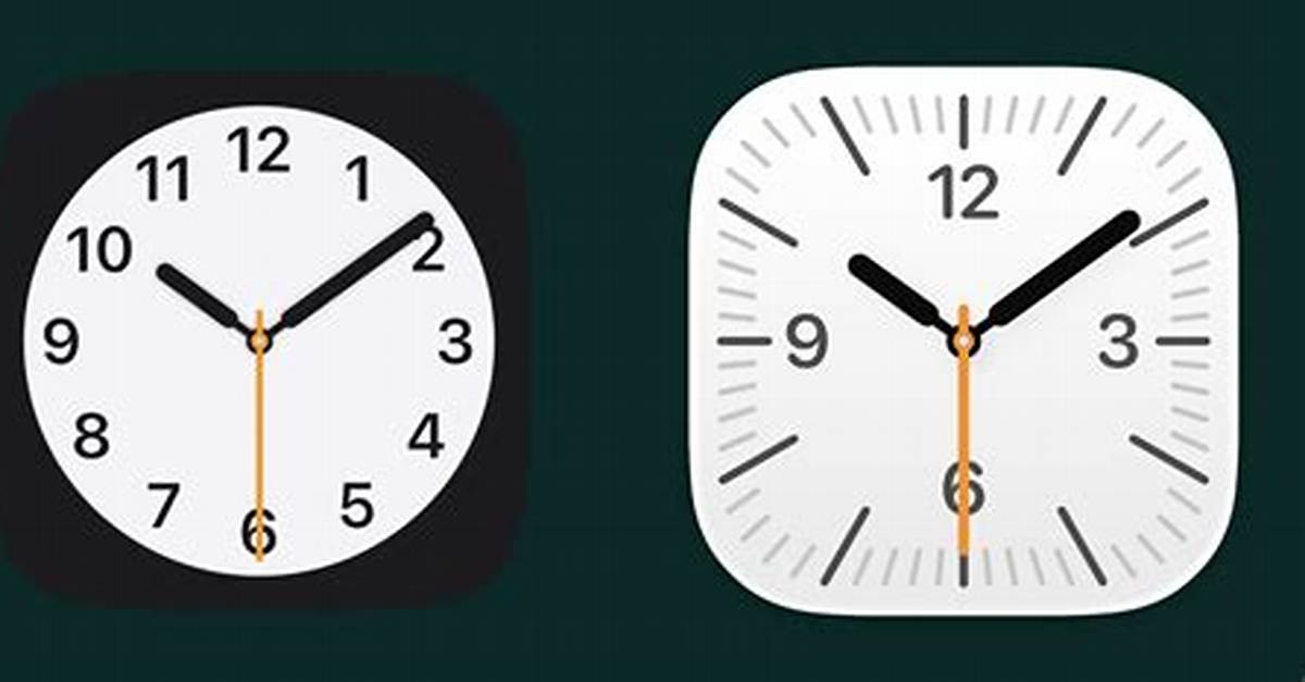 Iphone Clock Icon